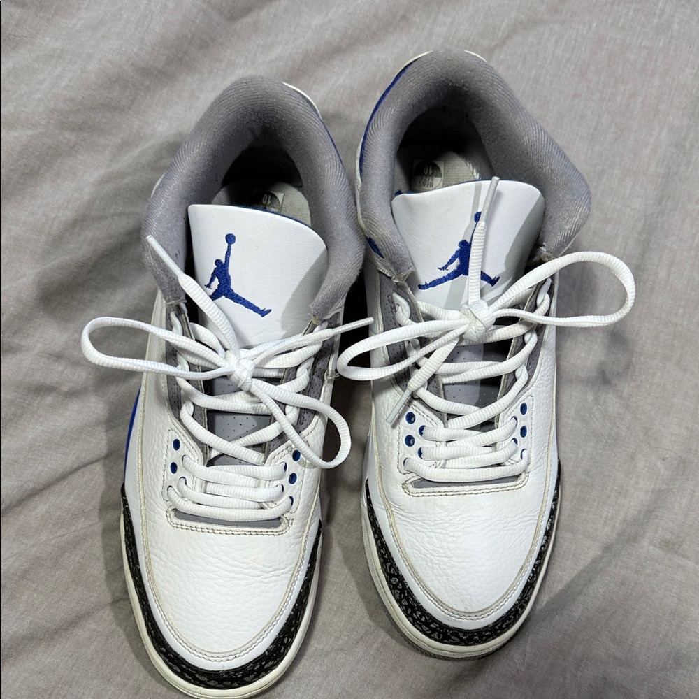Jordan 3 - white and blue